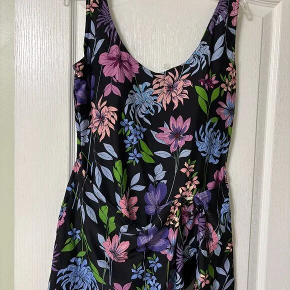 Coldwater Creek One Piece Swimsuit with attached skirt. Size 14 - Picture 1 of 6